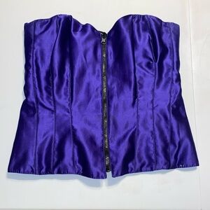 Purple reversible corset